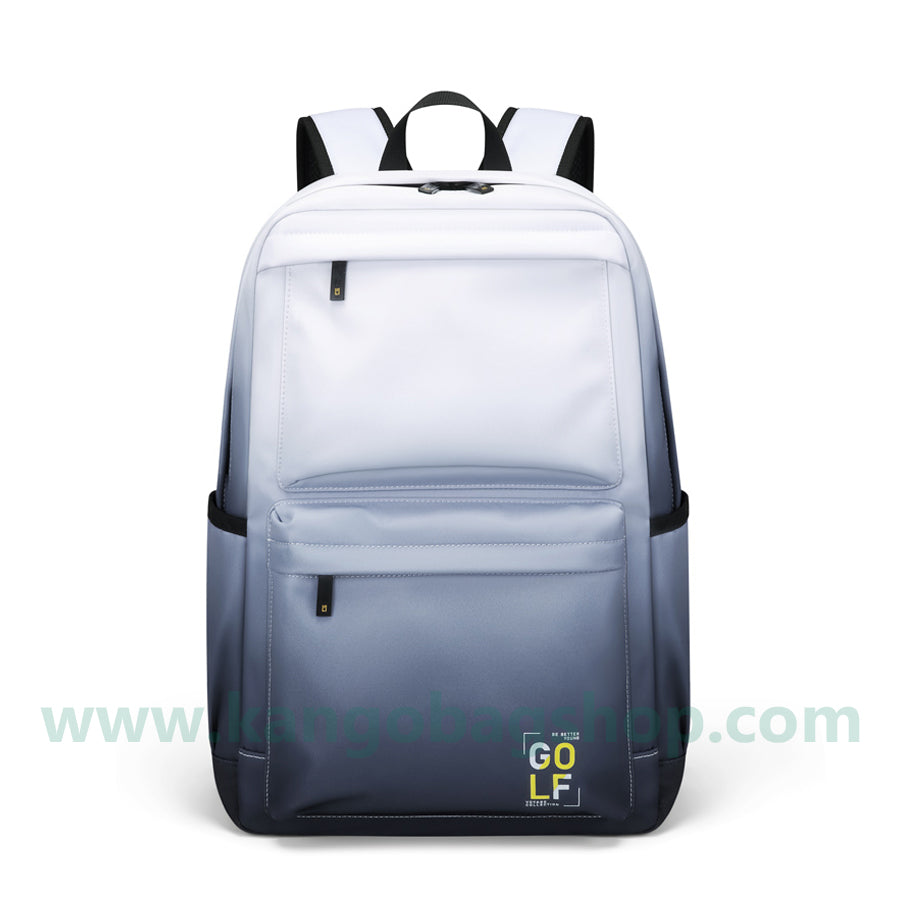 The new backpack male backpack computer bag high school students backpack large volume gradient bag