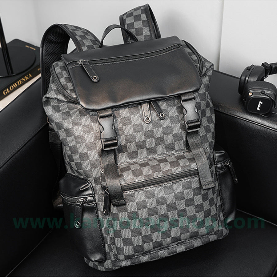 New backpack men's backpack Europe and the United States fashion travel bag brand trendy brand high-capacity computer bag business bag