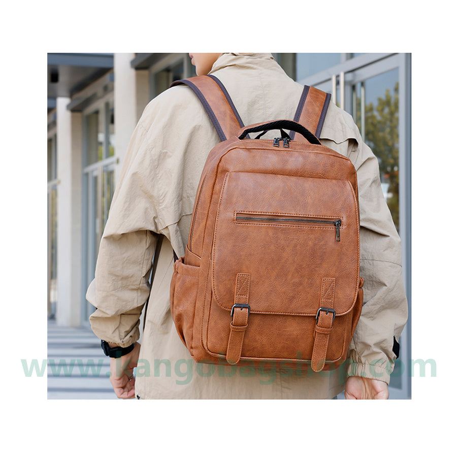 Men's fashion travel computer backpack junior high school high school students schoolbag man bag