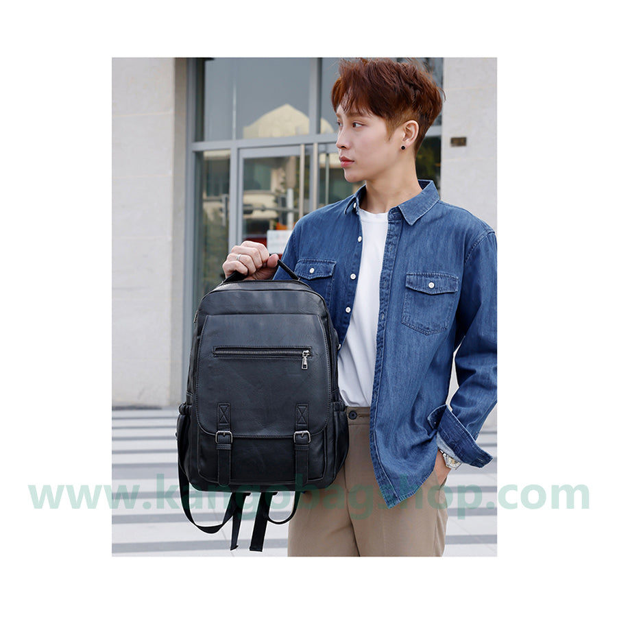 Men's fashion travel computer backpack junior high school high school students schoolbag man bag