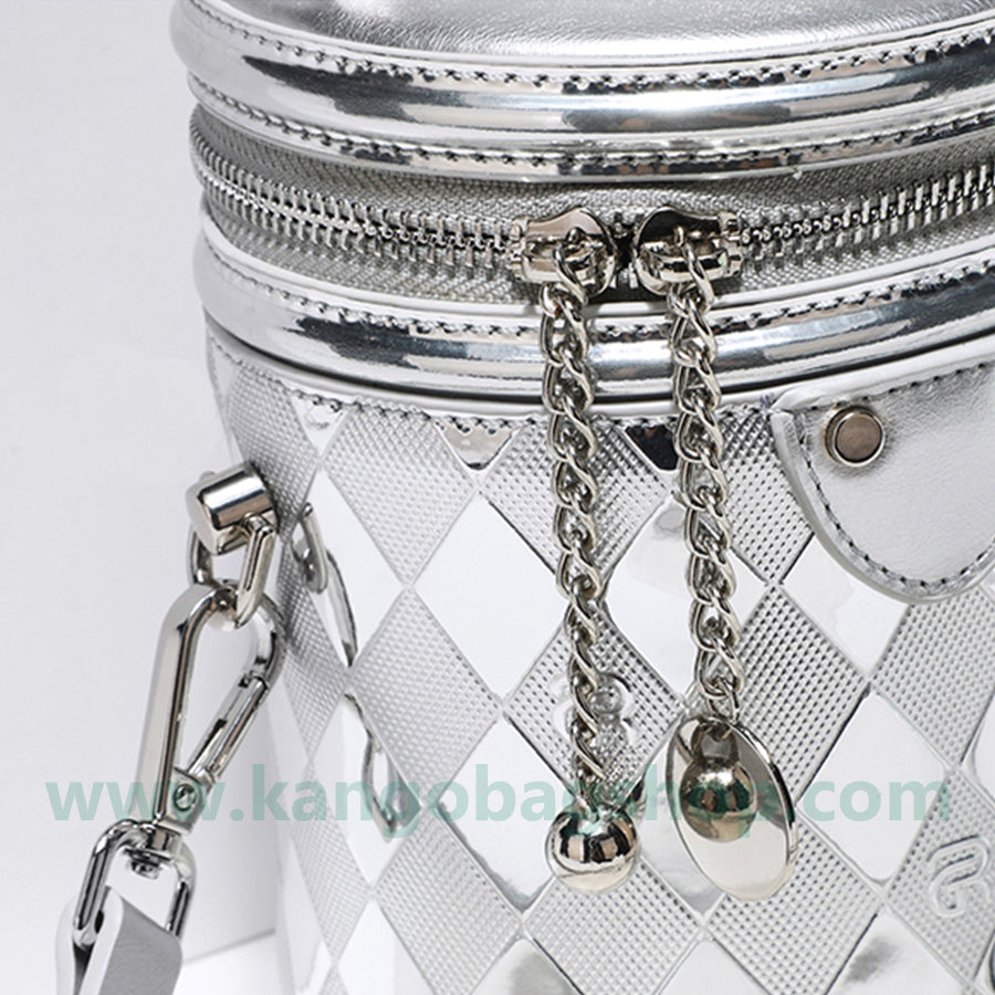 Summer new silver get rich bucket bag senior feeling light luxury handbag shoulder bag