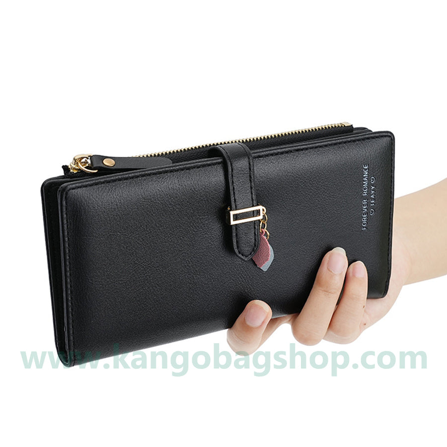 Long purse female niche design thin wallet new exquisite high-grade soft wallet card bag tide