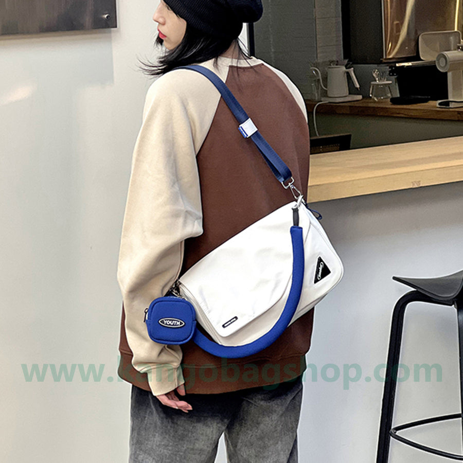 Male minority single shoulder bag female armpit bag mailman bag couple bag