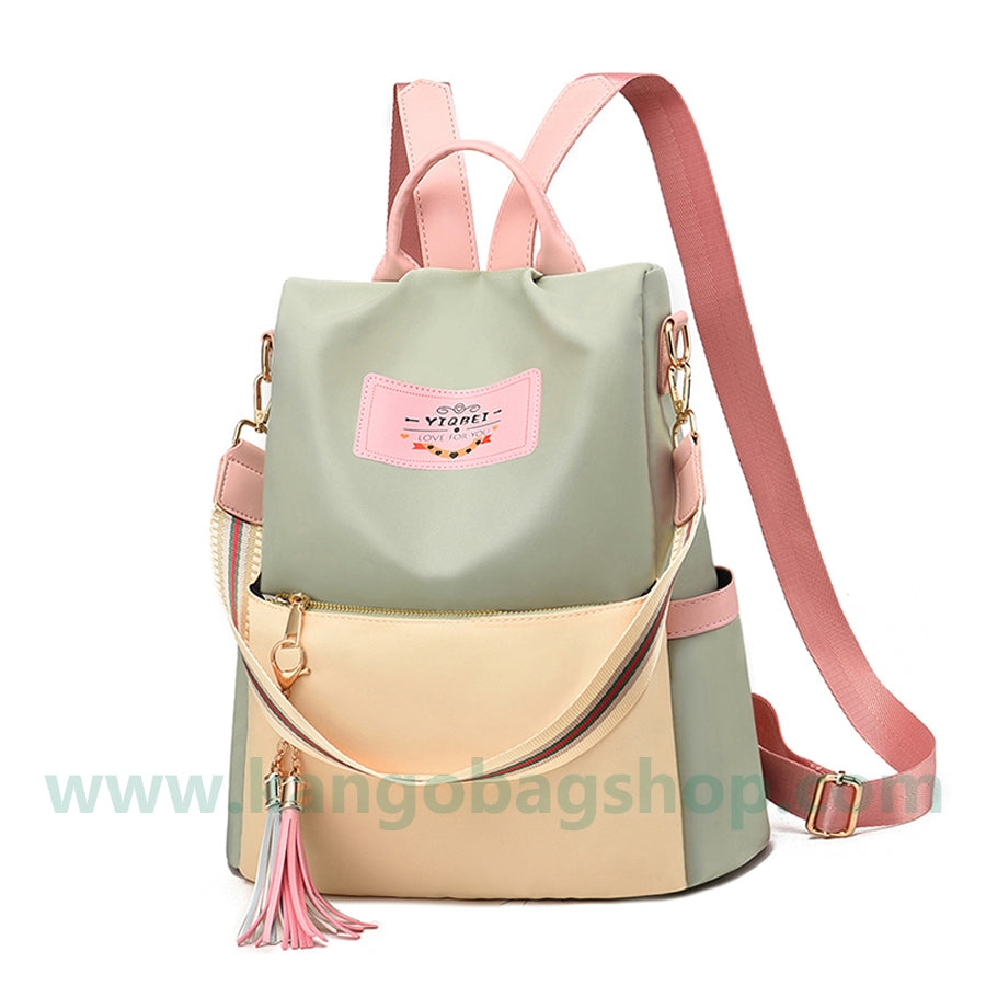 College student backpack backpack female new fashion trend with Oxford Lady Backpack Leisure Travel Bag