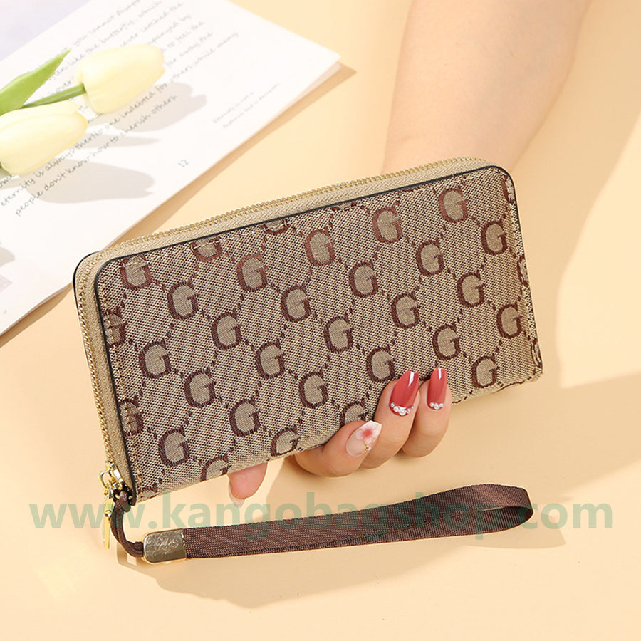 Hold a Lady Purse Long Korean version handbag solid color multi-function card bag mobile phone purse purse purse purse purse purse purse