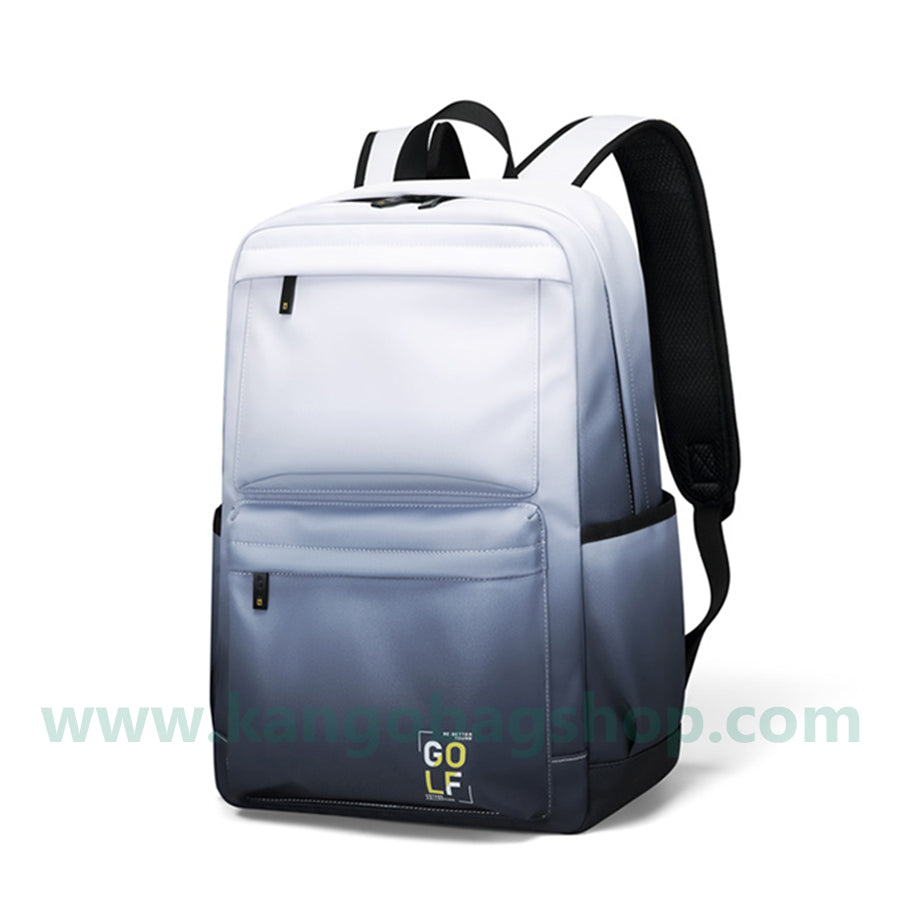 The new backpack male backpack computer bag high school students backpack large volume gradient bag