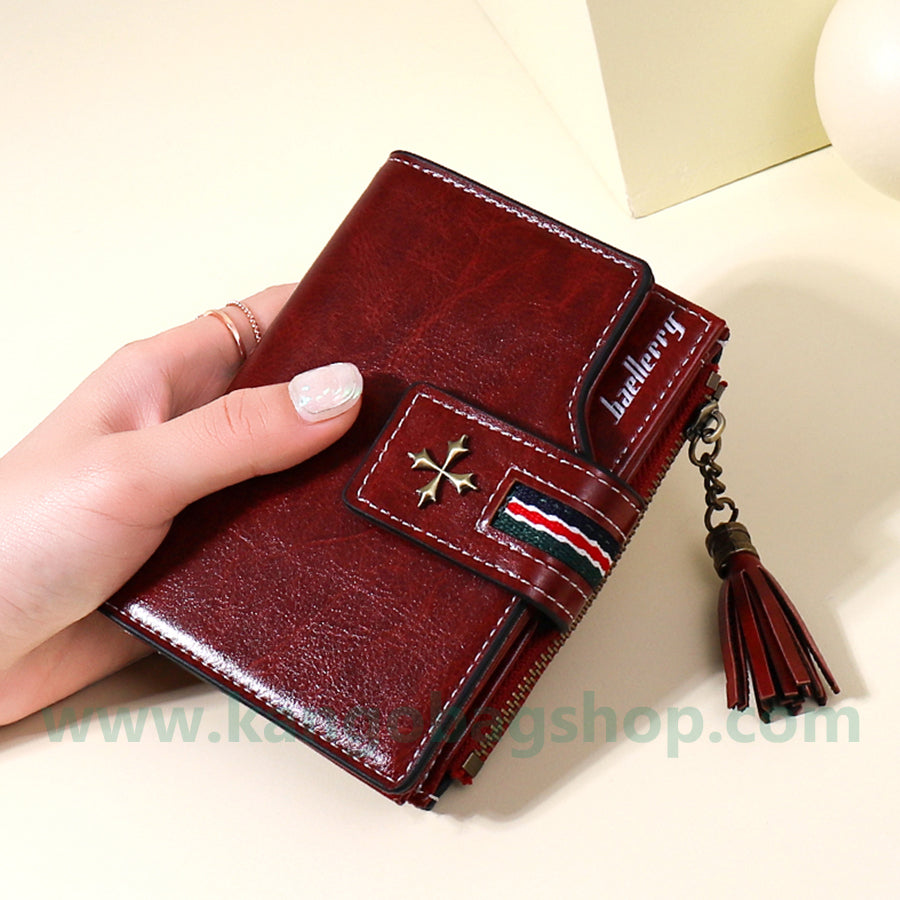 Purse new fashion simple folding pocket purse multi-card slot card purse purse