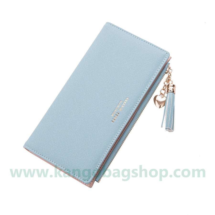 Purse woman new Korean version of the fashionable purse card bag one bag zipper change purse