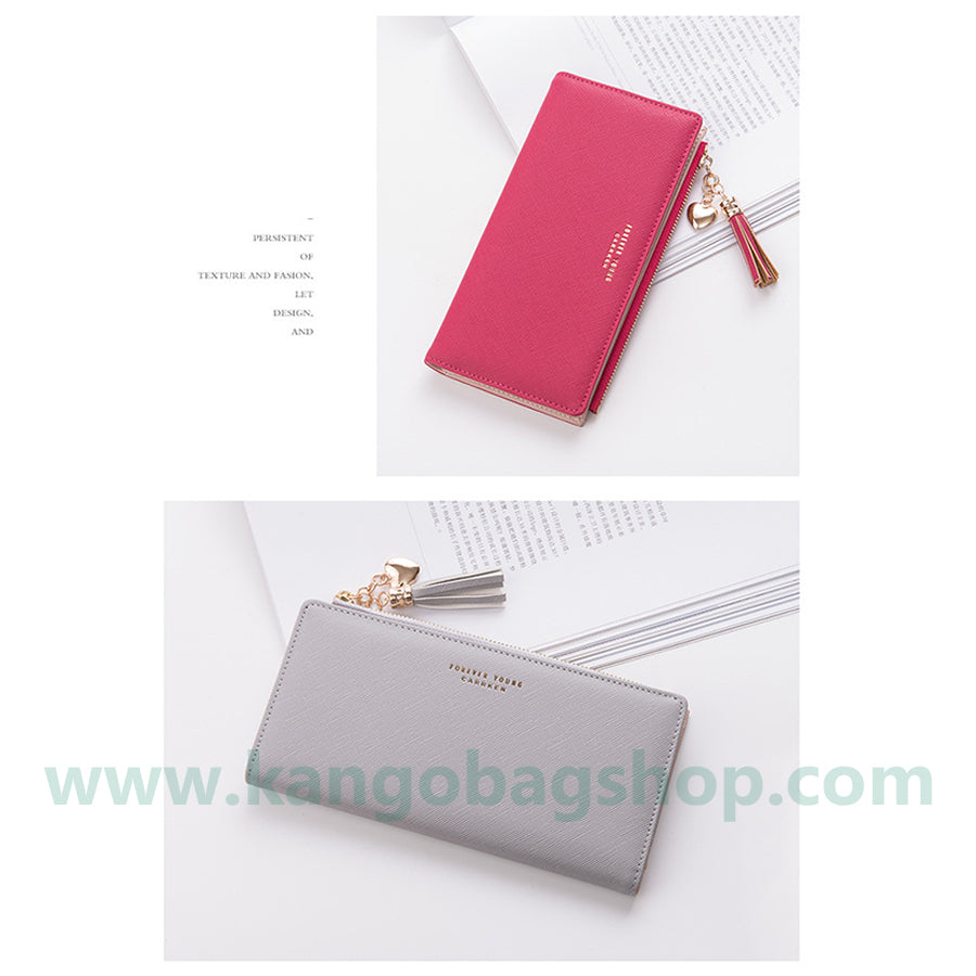 Purse woman new Korean version of the fashionable purse card bag one bag zipper change purse