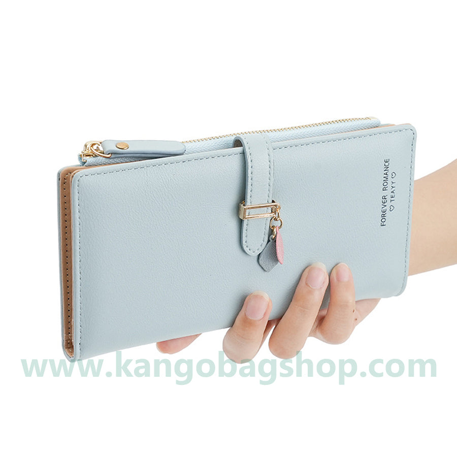 Long purse female niche design thin wallet new exquisite high-grade soft wallet card bag tide