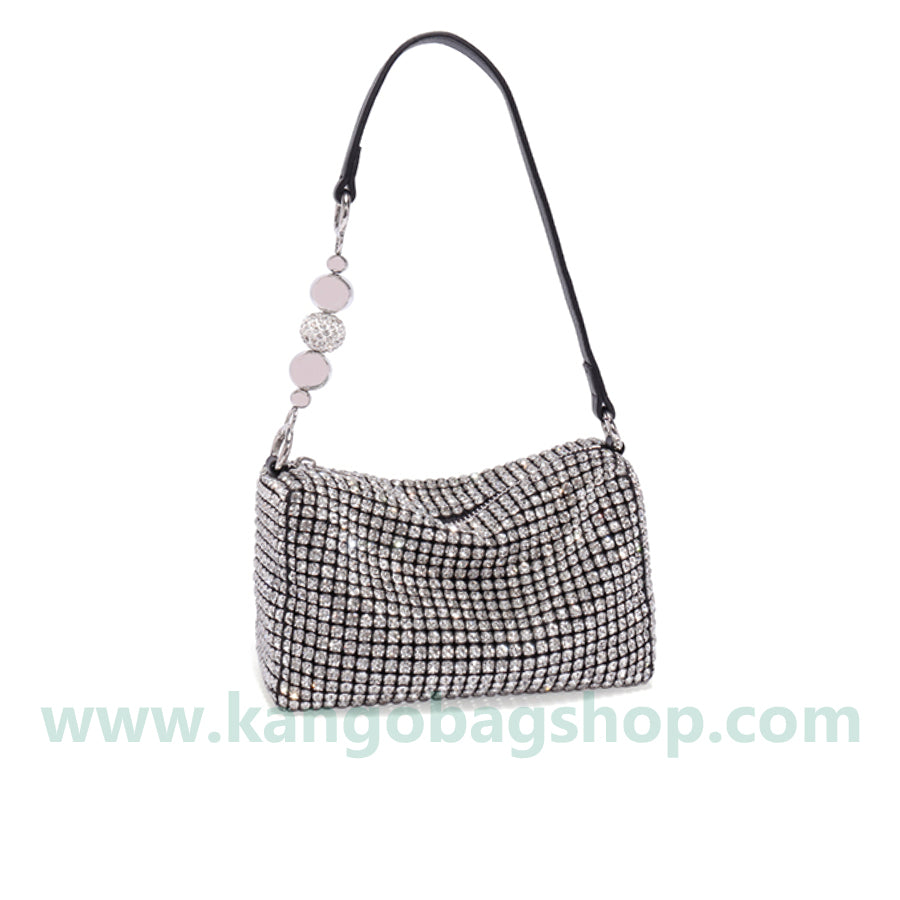 The new diamond bag full of Diamond Bag Pearl handbag chain bag armpit bag