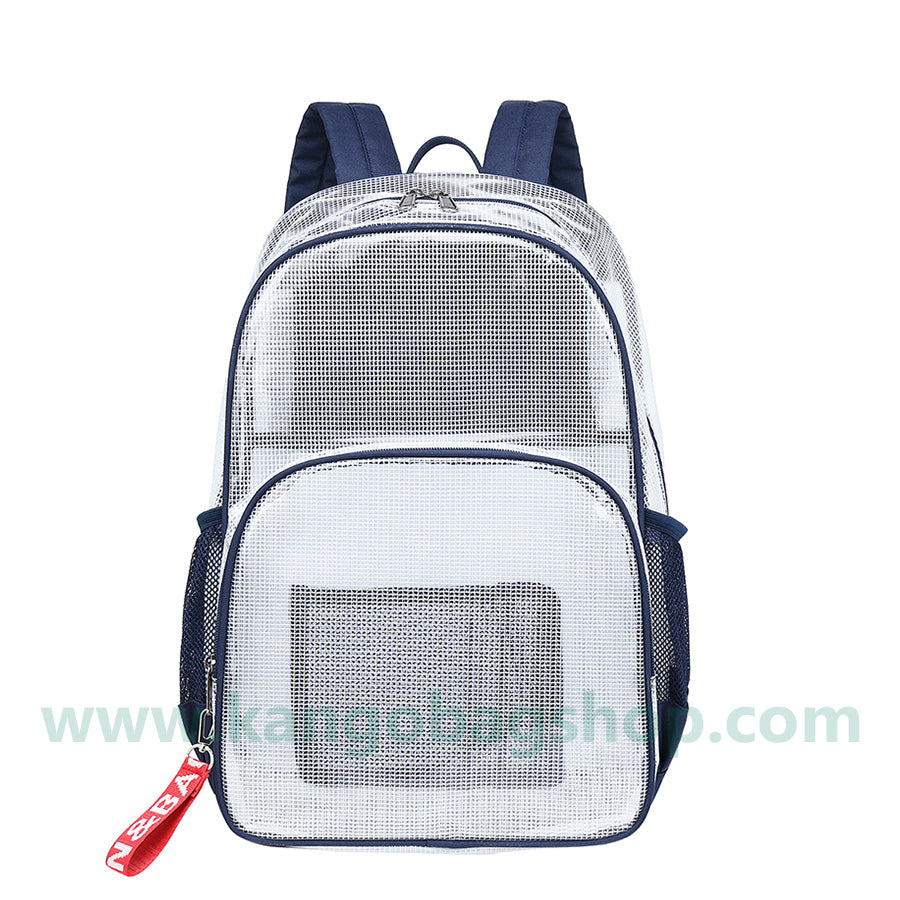 Large-capacity PVC transparent for male and female junior backpack for college backpack floating board bag