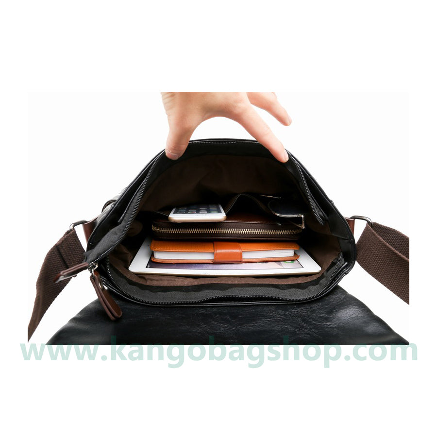 The new one-shoulder briefcase men's casual and fashionable envelope bag large-capacity messenger bag