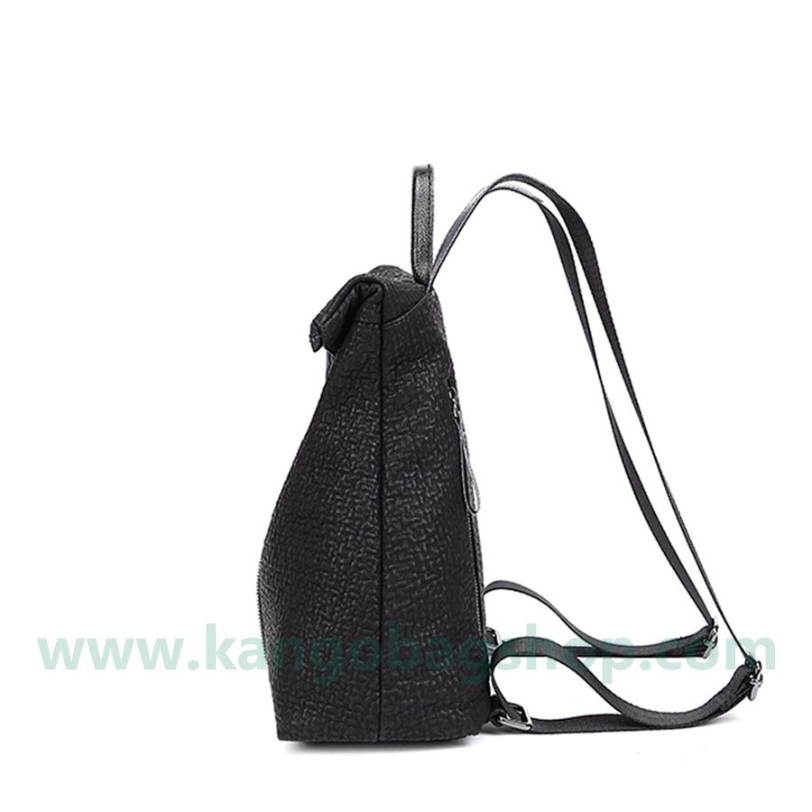 European and n backpack female fashion soft leather backpack lock with large-capacity bag