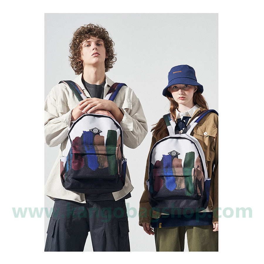 Printed backpack a small number of high school students schoolbag female high-capacity campus computer backpack new