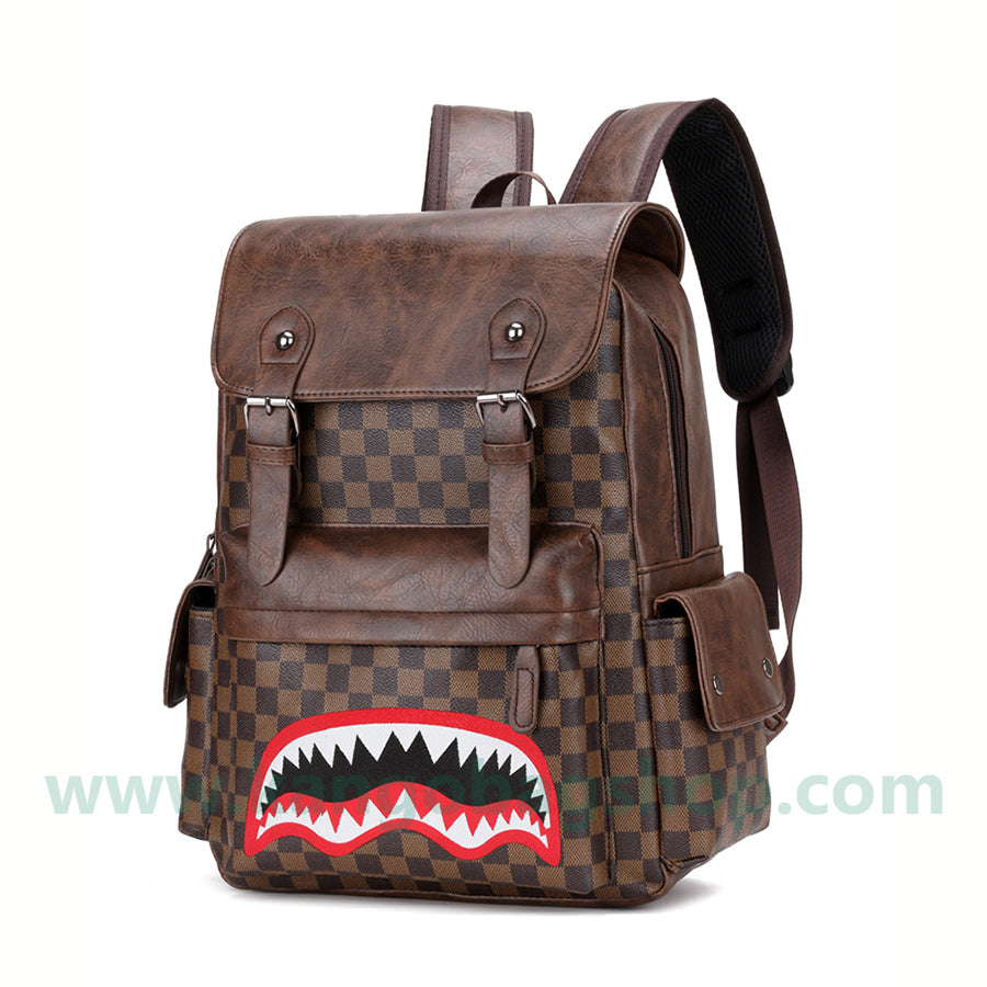 Individual man backpack large capacity high school students junior high school students school bag computer backpack