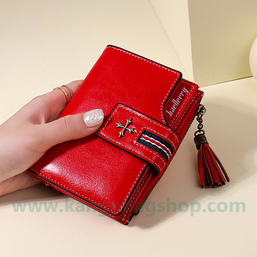 Purse new fashion simple folding pocket purse multi-card slot card purse purse