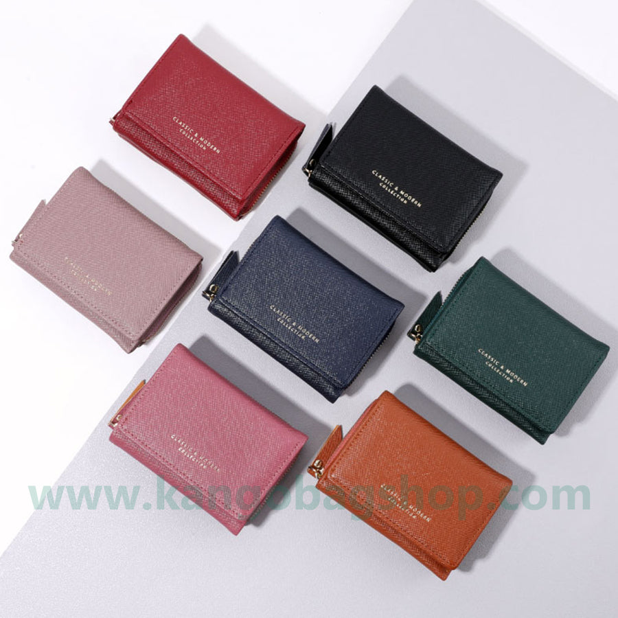 The new cute student wallet clip Zip Lady Mini Purse