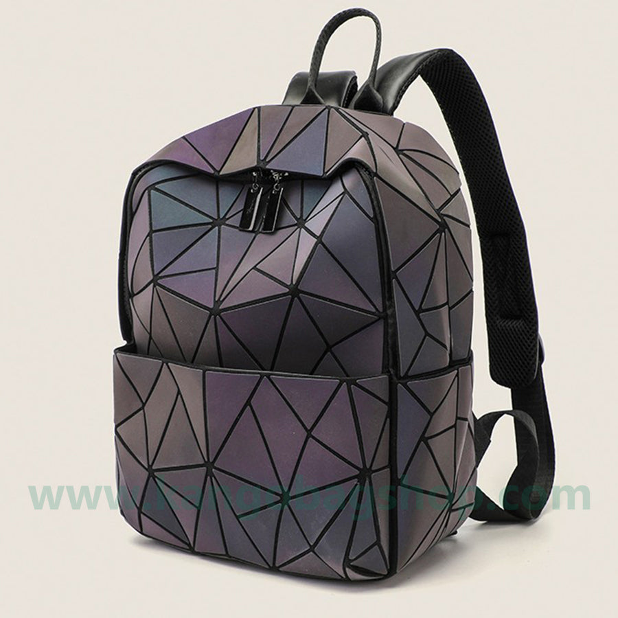 Geometric diamond bag spring and summer new backpack laser bag trend backpack