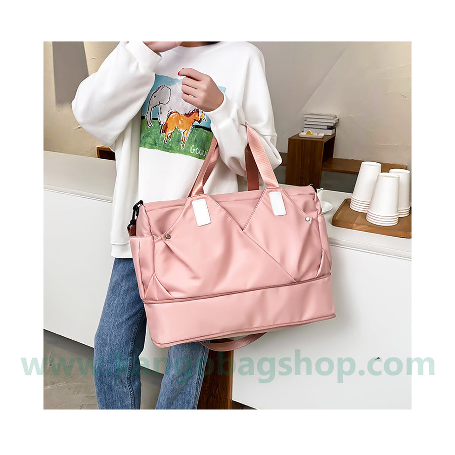 The new fashion travel bag single shoulder multi-functional high-capacity fitness bag fashion