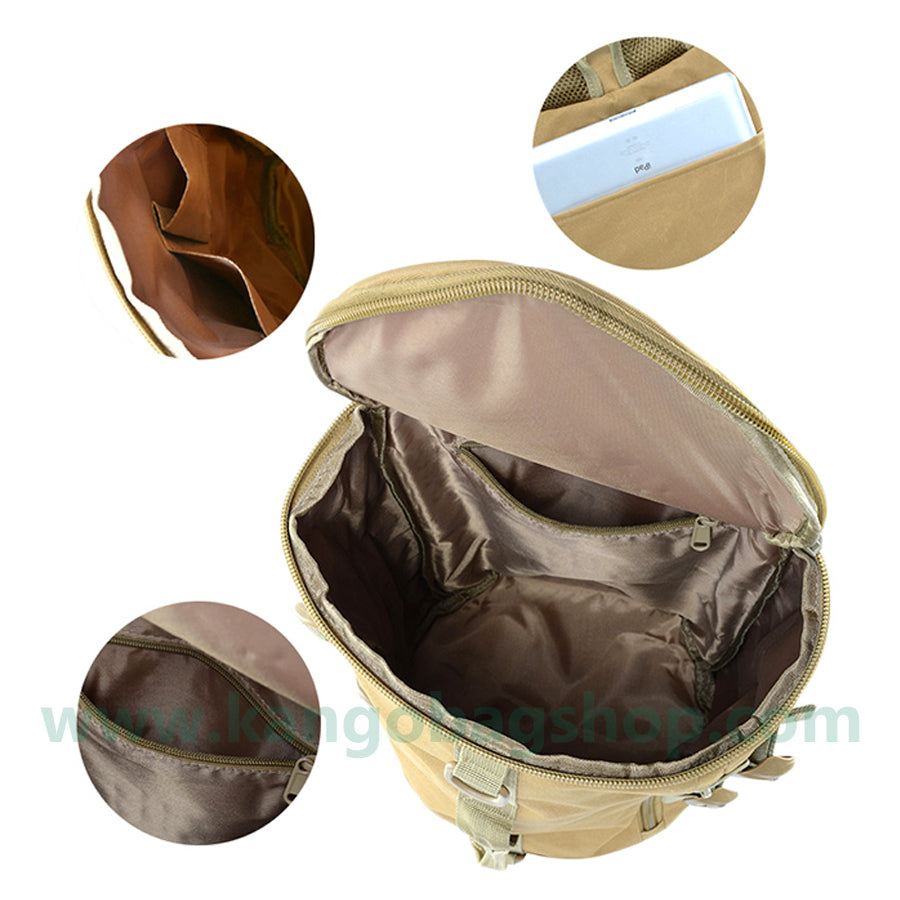 Sports camouflage backpack army fan backpack tote bucket backpack tactical equipment bucket bag