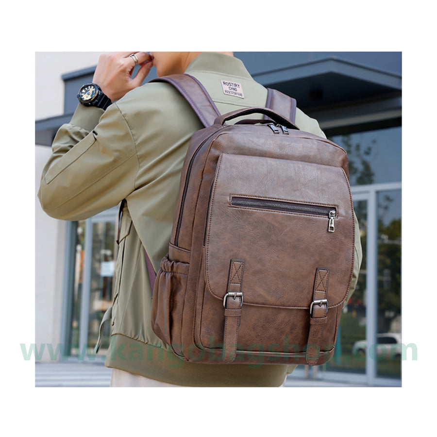 Men's fashion travel computer backpack junior high school high school students schoolbag man bag