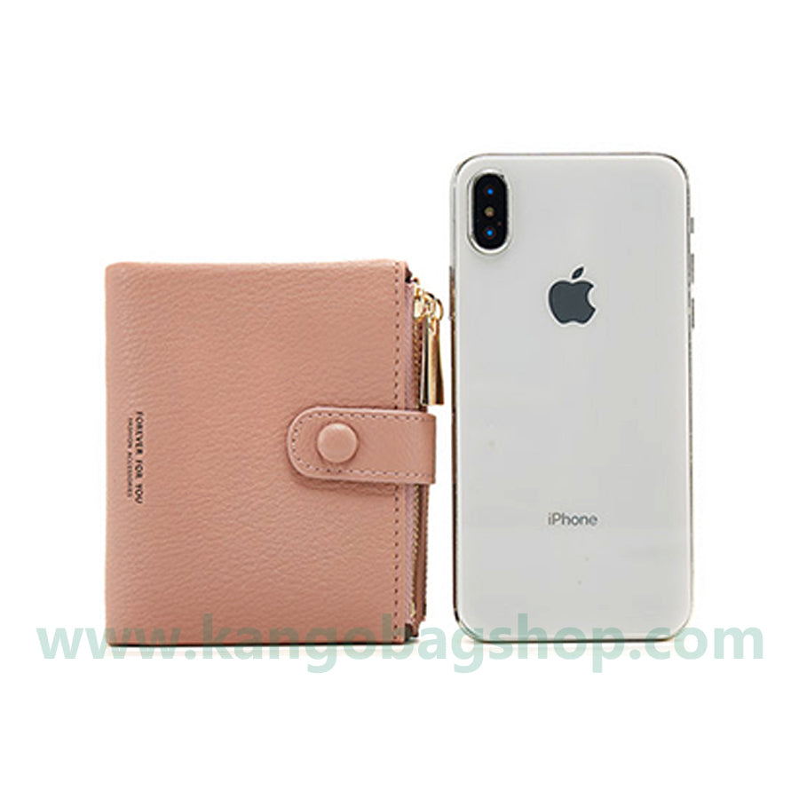 New double zipper purse female multi-card large capacity small purse soft leather simple and easy small purse female