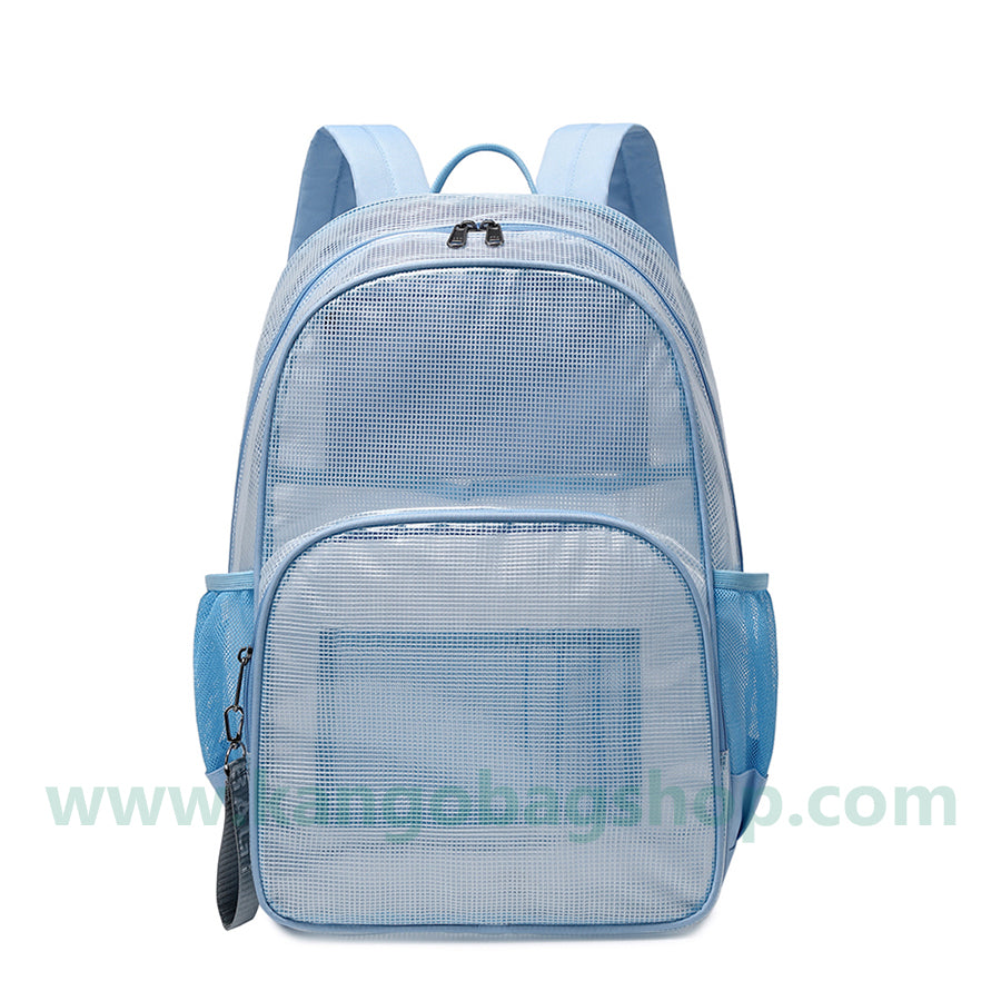 Large-capacity PVC transparent for male and female junior backpack for college backpack floating board bag