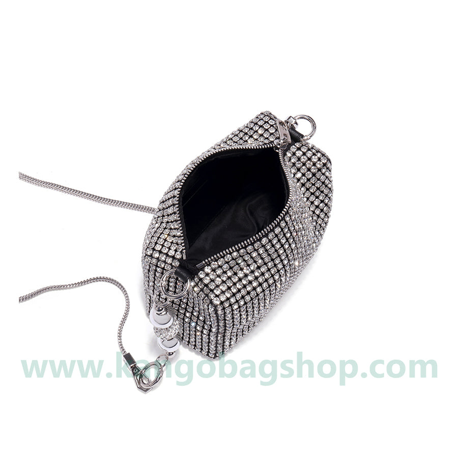 The new diamond bag full of Diamond Bag Pearl handbag chain bag armpit bag