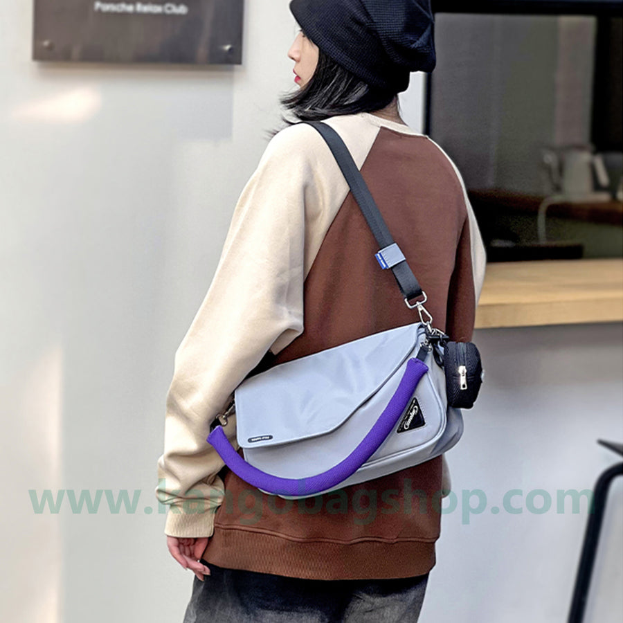 Male minority single shoulder bag female armpit bag mailman bag couple bag