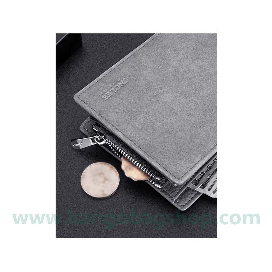 Men's new multi-card zipper wallet fashion new men's wallet