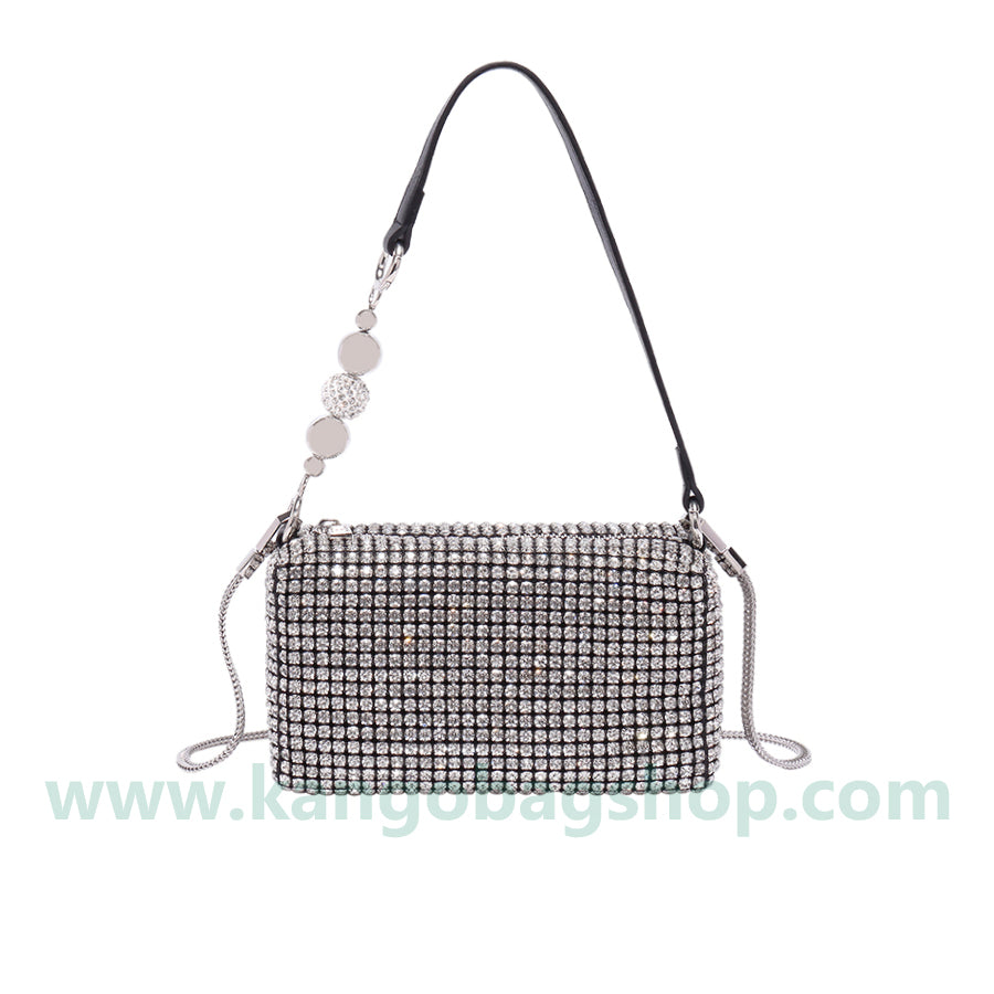 The new diamond bag full of Diamond Bag Pearl handbag chain bag armpit bag