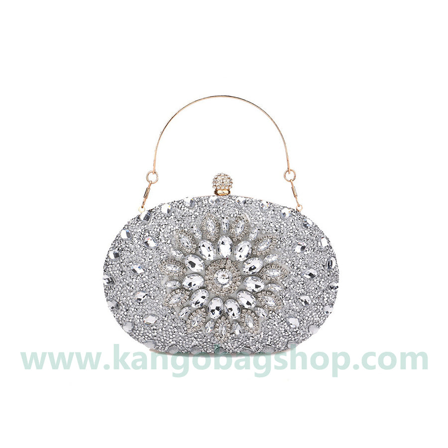 Sunflower Diamond Buckle fashion dinner bag party dress go-with-one-shoulder bag wedding bag girl bag