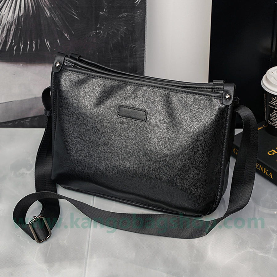 Street Fashion Korean version of young pure color male bag business postman bag