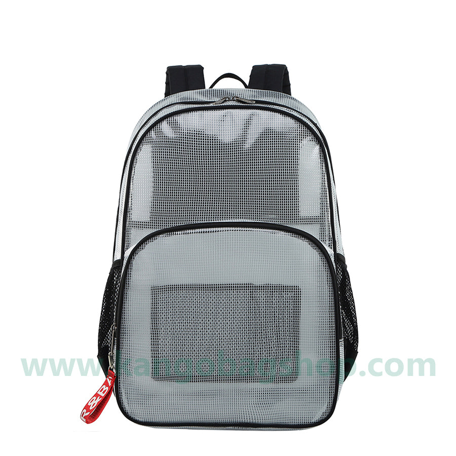 Large-capacity PVC transparent for male and female junior backpack for college backpack floating board bag