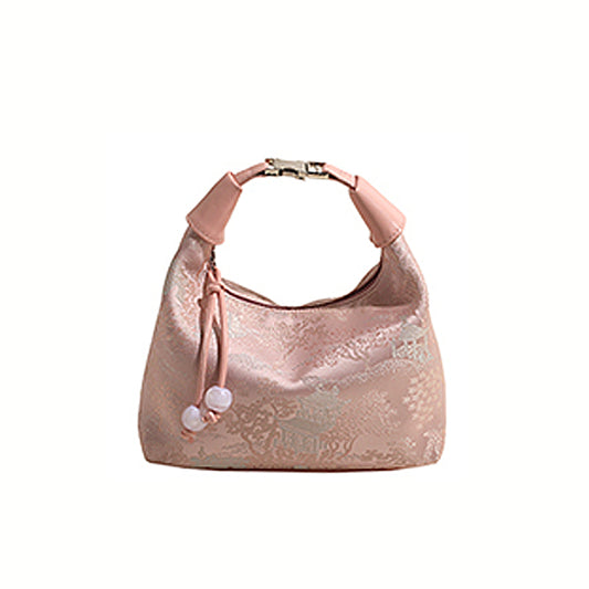 Summer luxury niche messenger bag women's new pink shoulder bag