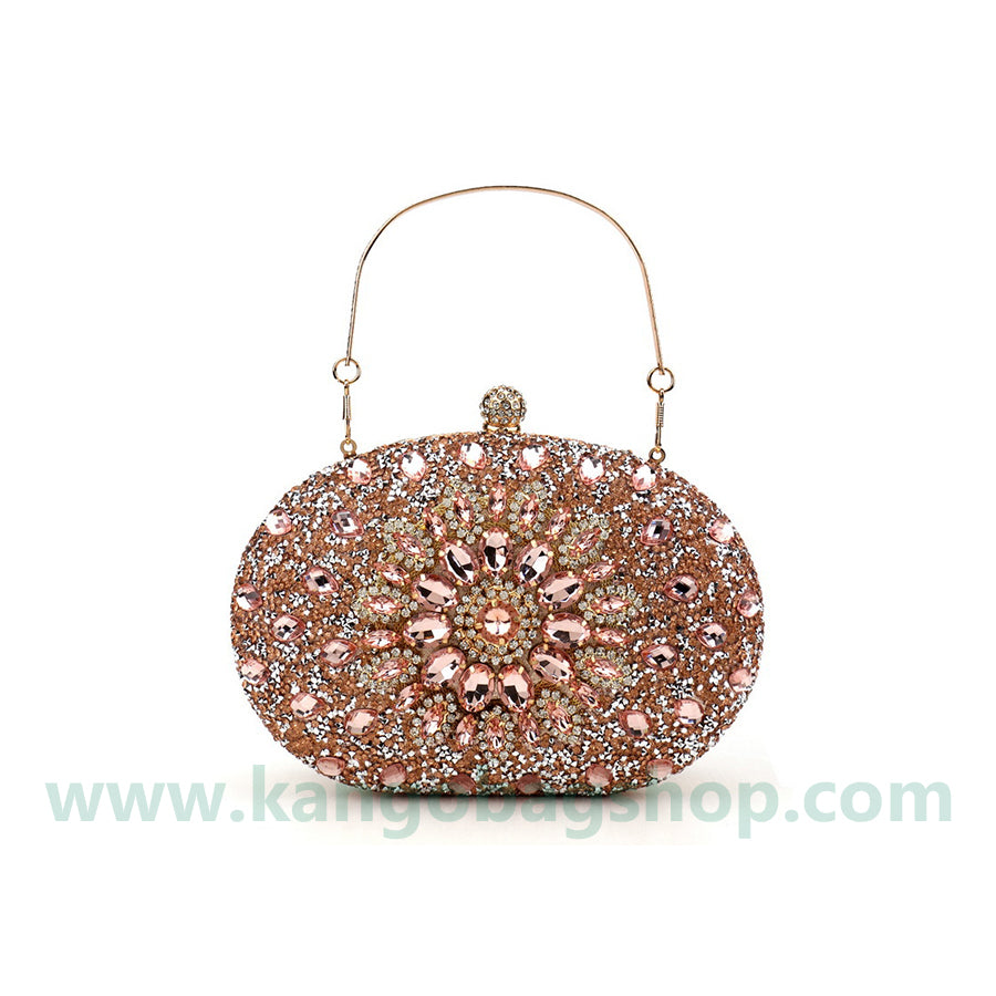 Sunflower Diamond Buckle fashion dinner bag party dress go-with-one-shoulder bag wedding bag girl bag