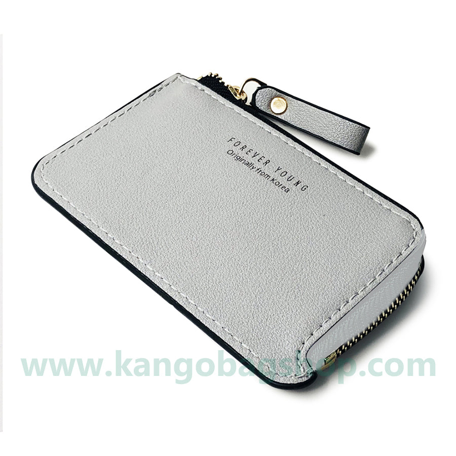 New card bag men's ultra-thin Zipper Change Purse Korean version of Simple Bank credit card sleeve mini card clip