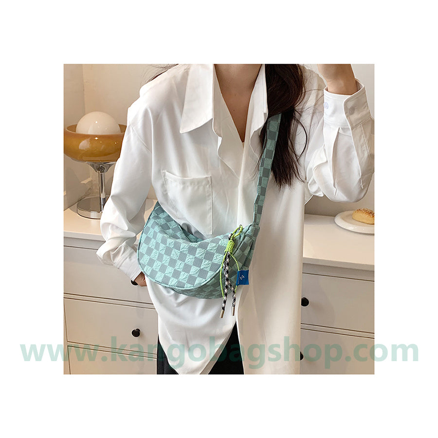 Summer this year's popular casual canvas bag underarm dumplings package women's new style