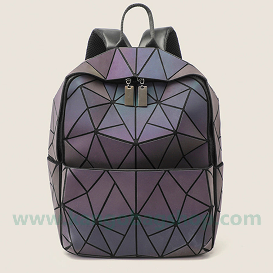 Geometric diamond bag spring and summer new backpack laser bag trend backpack