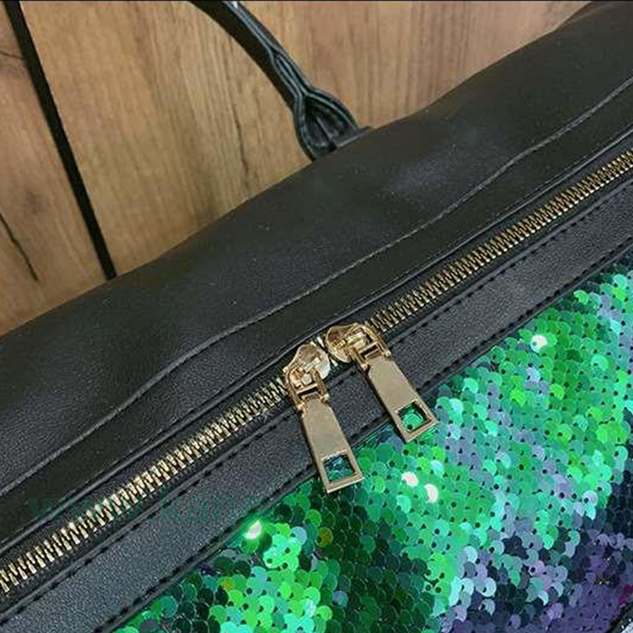 Travel Bag Girl Sequins travel bag go out fashion go out bag large capacity