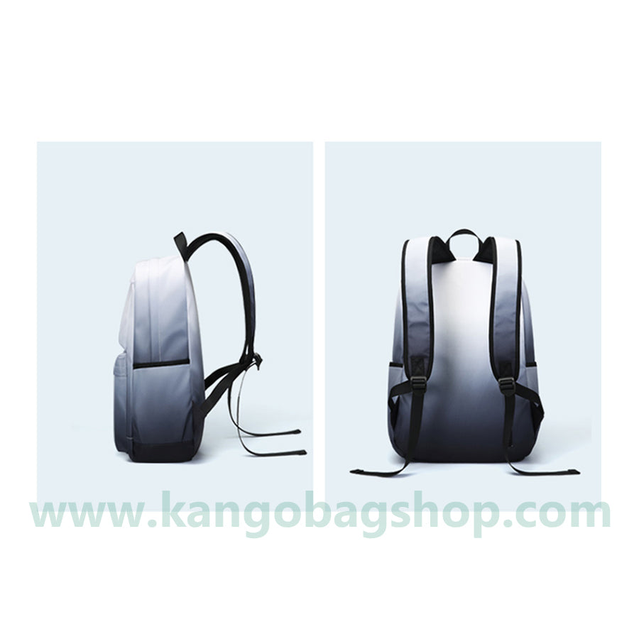 The new backpack male backpack computer bag high school students backpack large volume gradient bag