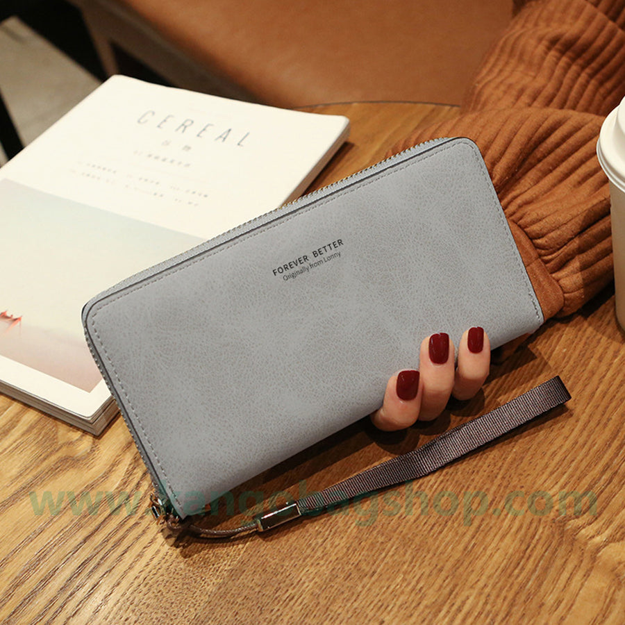 Hold a Lady Purse Long Korean version handbag solid color multi-function card bag mobile phone purse purse purse purse purse purse purse