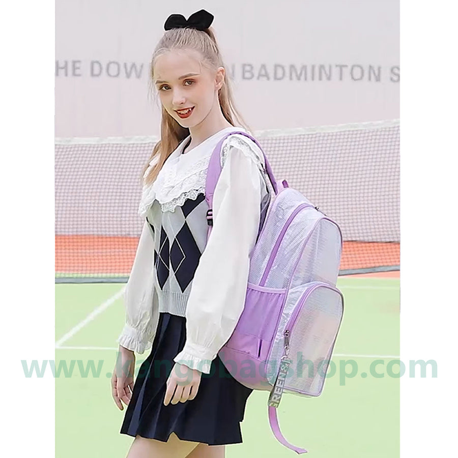 Large-capacity PVC transparent for male and female junior backpack for college backpack floating board bag