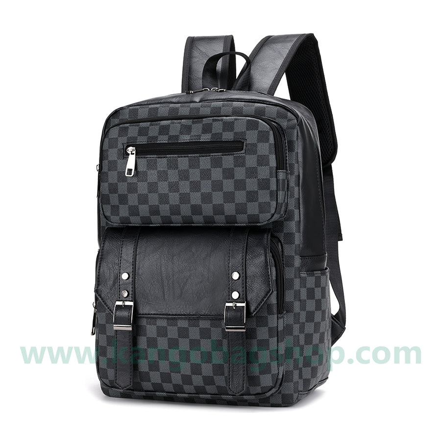 Male big capacity simple male travel computer backpack fashion high school student schoolbag