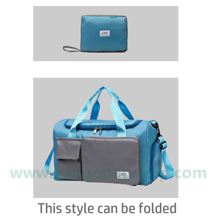 High-capacity one-shoulder travel bag sports waterproof bag bag hand-held sleeve rod box package to be delivered