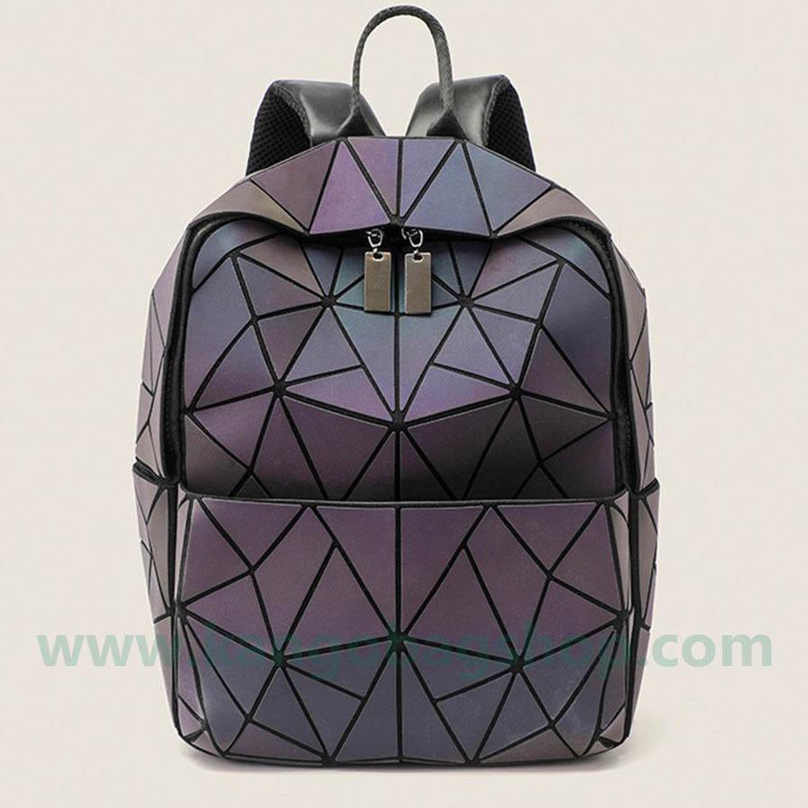 Geometric diamond bag spring and summer new backpack laser bag trend backpack