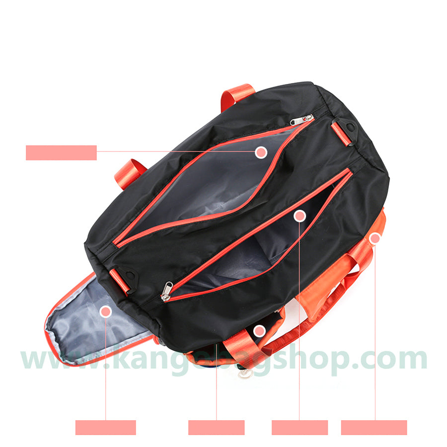 High-capacity one-shoulder travel bag sports waterproof bag bag hand-held sleeve rod box package to be delivered