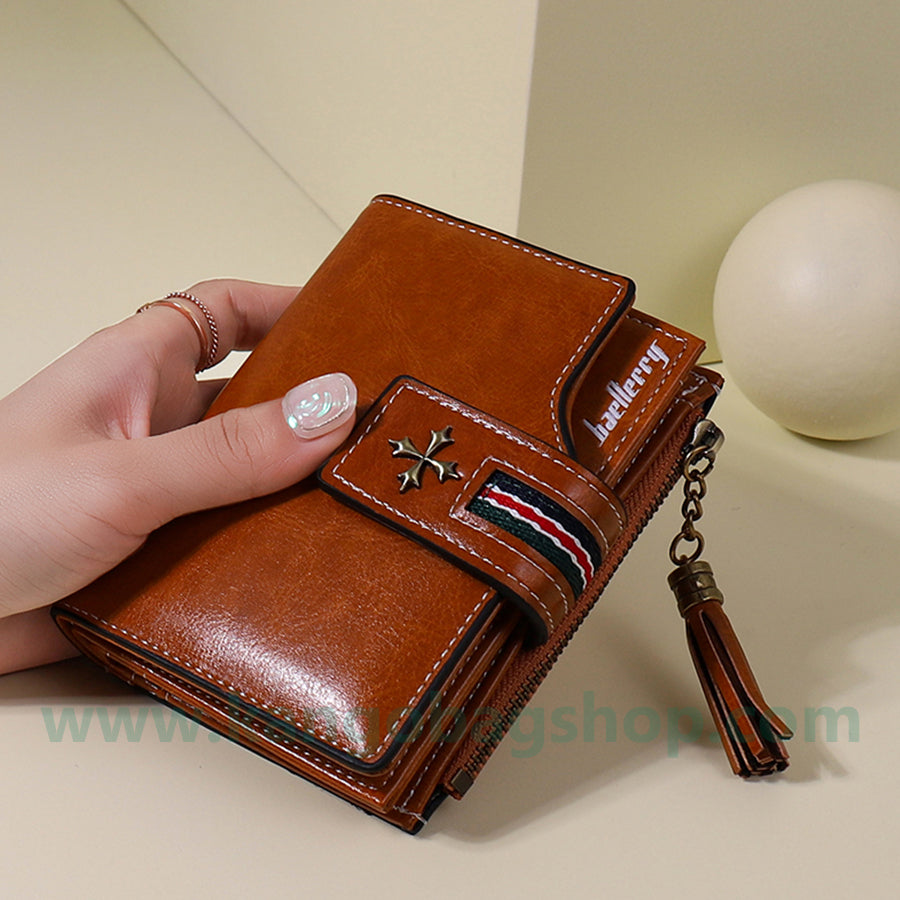 Purse new fashion simple folding pocket purse multi-card slot card purse purse