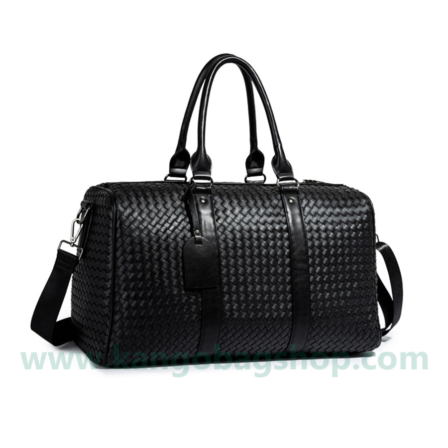 Travel Bag men's new european-n wind large-capacity hand-woven duffel bag women business trip handbag single shoulder bag